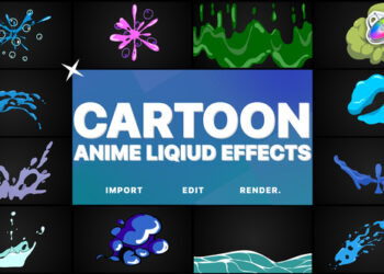 VideoHive Cartoon Anime Liquid Effects | FCPX 42462498