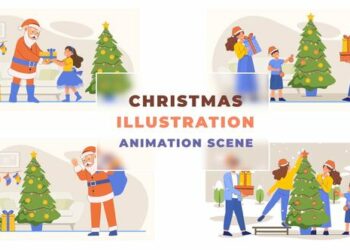 VideoHive Christmas Function Animation Scene 43664375