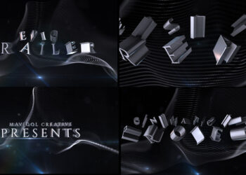 VideoHive Cinematic 3D Title Animation 43943836
