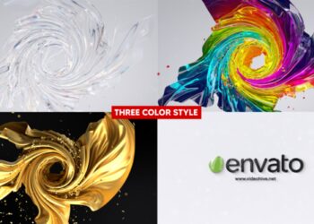 VideoHive Cloth logo reveal 3 style 43404997