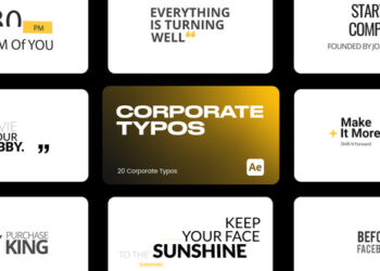 VideoHive Corporate Typo 01 for After Effects 43802961