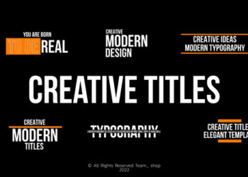 VideoHive Creative Titles | FCPX & Apple Motion 42463686