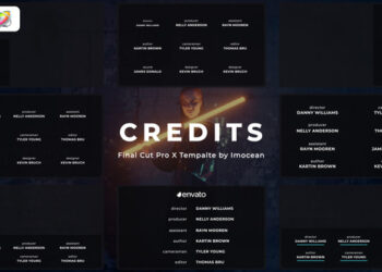 VideoHive Credits for Final Cut Pro X 42980366