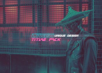 VideoHive Cyber Title Pack 43248130