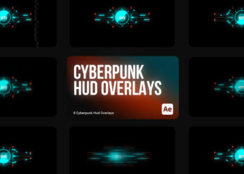 VideoHive Cyberpunk HUD Overlays for After Effects 43988112