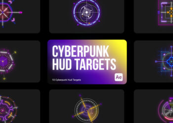 VideoHive Cyberpunk HUD Targets for After Effects 43960966