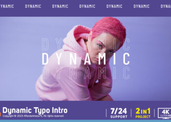 VideoHive Dynamic Typo Intro 43837350