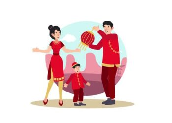 VideoHive Family Celebrates Chinese New Year 43382594