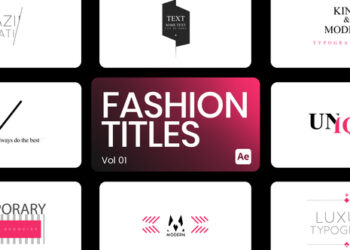 VideoHive Fashion Titles 01 for After Effects 44036836