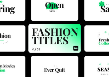 VideoHive Fashion Titles 03 for After Effects 44086063
