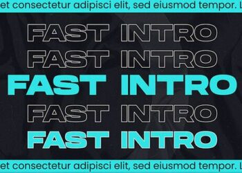 VideoHive Fast Glitch Intro 43835693