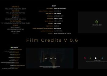 VideoHive Film Credits V 0.6 43771976