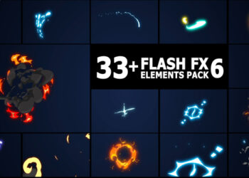VideoHive Flash FX Elements Pack | DaVinci Resolve 43396106