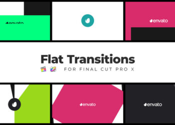 VideoHive Flat Transitions I | FCPX 42944701