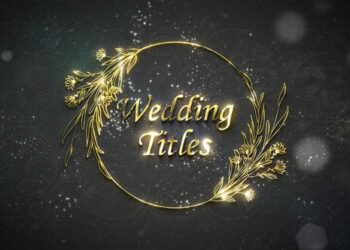 VideoHive Floral Wedding Titles 44153486
