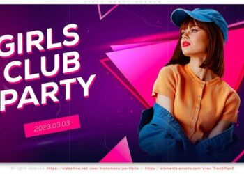 VideoHive Girls Party Opener 43902595