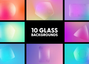 VideoHive Glass Backgrounds 43896427
