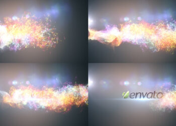 VideoHive Glowing Particles Logo Reveal 3 8769177