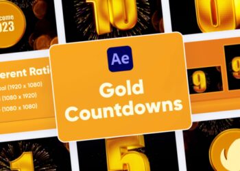 VideoHive Gold Countdown For After Effects 42060156