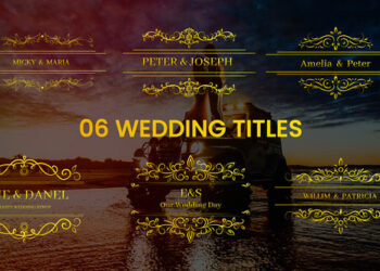 VideoHive Golden Fonts Wedding Titles 44200705