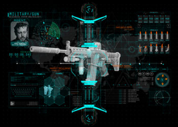 VideoHive HUD Info Miltary Rifle 44193526