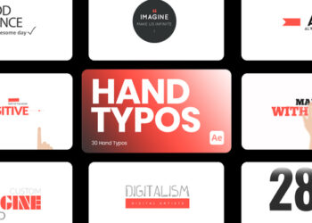 VideoHive Hand Typos for After Effects 44085350