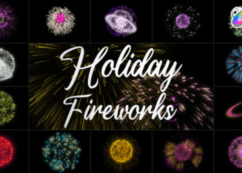 VideoHive Holiday Fireworks for FCPX 42711192