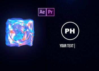 VideoHive Holographic Clean Logo Reveal 43941303