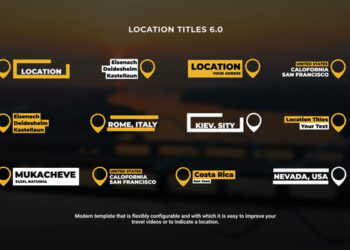 VideoHive Location Titles 6.0 | FCPX 42974899