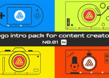 VideoHive Logo intro pack for content creators 44334748