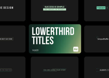 VideoHive Lowerthird Titles 01 for After Effects 44173166