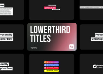 VideoHive Lowerthird Titles 02 for After Effects 44221376
