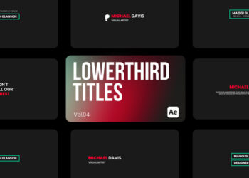 VideoHive Lowerthird Titles 04 for After Effects 44235857