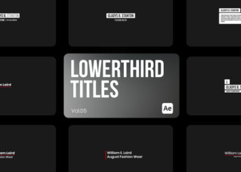 VideoHive Lowerthird Titles 05 for After Effects 44283949