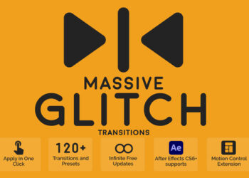 VideoHive Massive Glitch Transitions 44193410