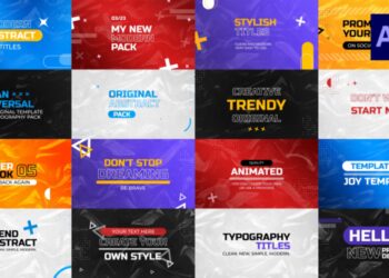 VideoHive Modern Colorful Titles 44276673