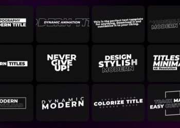 VideoHive Modern Titles | FCPX 42858323