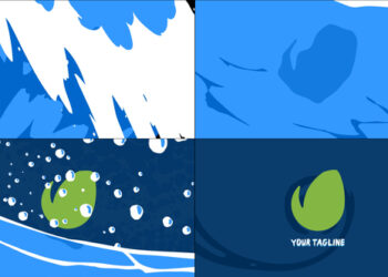 VideoHive Ocean Wave Logo Opener for After Effects 44092500