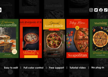 VideoHive Pizza Instagram Stories 43895005