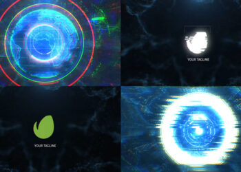 VideoHive Planet Glitch Logo for After Effects 43751640
