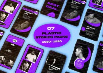 VideoHive Plastic Theme Instagram Stories Pack 43937163