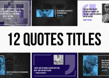 VideoHive Quotes Titles Pack | PR 43420232