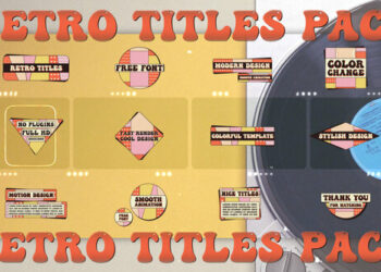 VideoHive Retro Titles Pack 43118215
