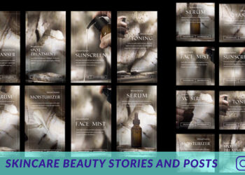 VideoHive Skincare Beauty Stories and Posts 43839955