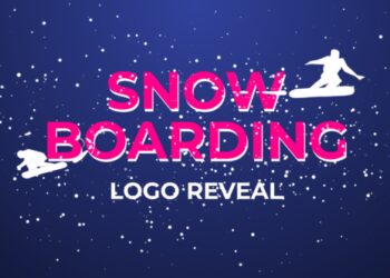 VideoHive Snowboarding Logo Reveal 44153202