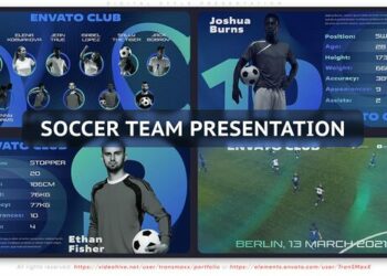 VideoHive Soccer Team Presentation 43988786