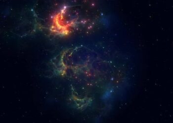 VideoHive Space Background with Nebula 43378156