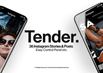 VideoHive Tender. - Instagram Stories & Posts 43071940
