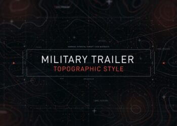 VideoHive Topographic Military Trailer 44186494