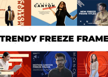 VideoHive Trendy Freeze Frame. 43309561